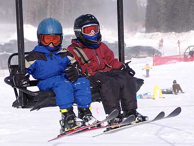 Customers are using the Ski Lift Customers are using the Ski Lift