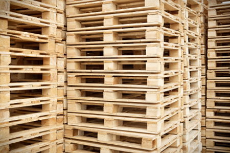Warehouse pallets used by manufacturers and distributors Warehouse pallets used by manufacturers and distributors
