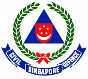 Singapore Civil Defense Force Logo Singapore Civil Defense Force Logo