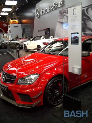 The Mercedes Benz RFID, E-Brochure and Tap to Like program officially launched in Montreal, Quebec on January 2012 The Mercedes Benz RFID, E-Brochure and Tap to Like program officially launched in Montreal, Quebec on January 2012