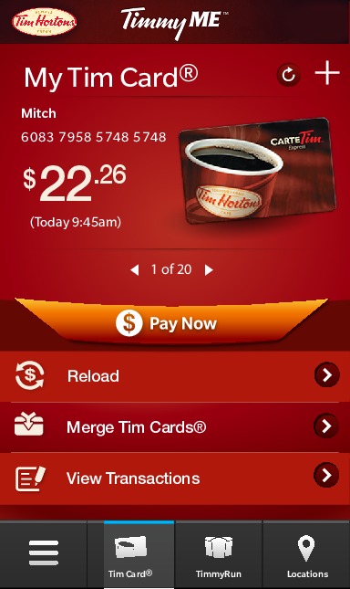 Tim Hortons Mobile App is First HCE - NFC Deployment in ...